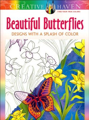 Beautiful Butterflies Adult Coloring Book  -     By: Jessica Mazurkiewicz
