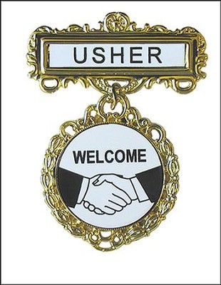 Usher Badge, Fancy Round 