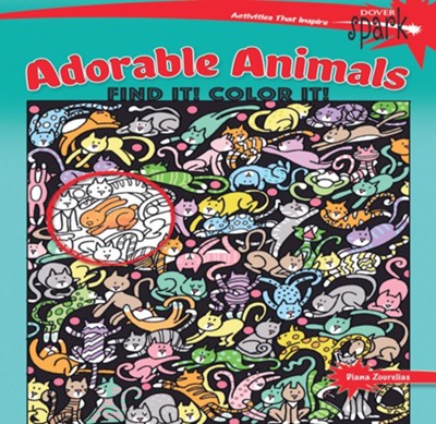 Adorable Animals Find It! Color It!  -     By: Diana Zourelias
