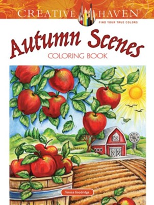 Autumn Scenes Coloring Book  -     By: Teresa Goodridge
