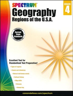 Spectrum Geography, Grade 4 (2015 Edition)  - 