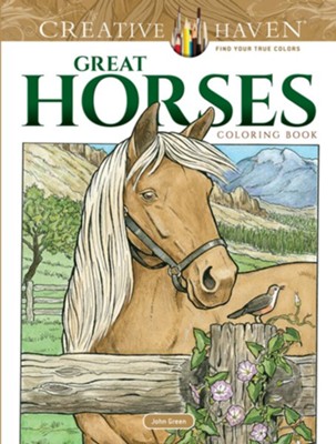 Download Great Horses Coloring Book: John Green: 9780486817910 - Christianbook.com