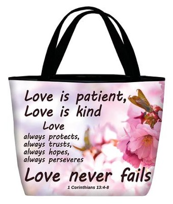 Love in Bloom Canvas Tote Bag