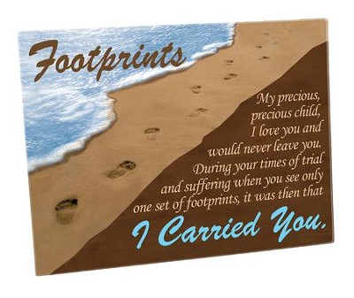 Footprints Cutting Board - Christianbook.com