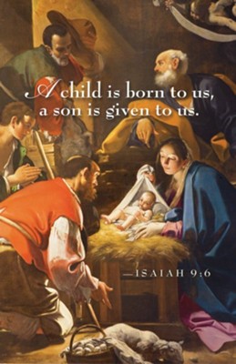 A Child Nativity Christmas Bulletins, 50  - 