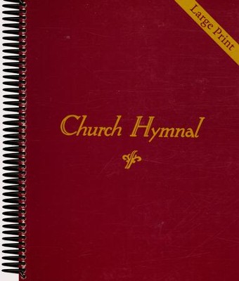 Church Hymnal Spiral Bound (Large Print)   - 