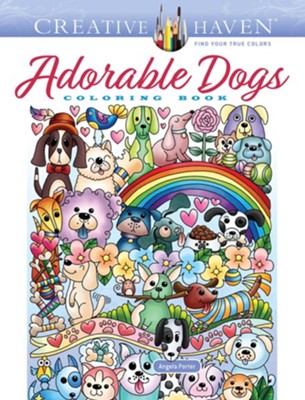 Adorable Dogs Coloring Book  -     By: Angela Porter
