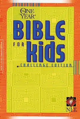 The NLT One-Year Bible for Kids, Challenge Edition   - 