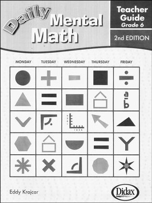 Daily Mental Math Grade 6 Teacher's Guide   - 