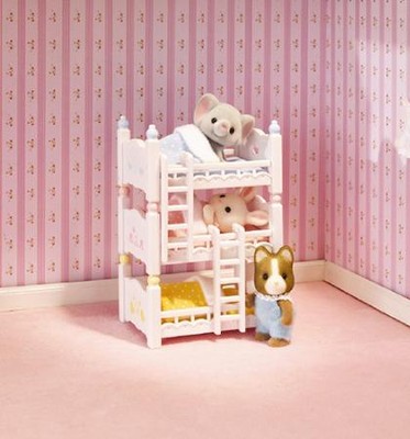 Calico Critters Triple Baby Bunk Beds  - 