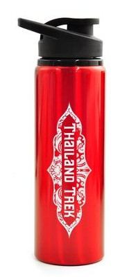 Red Flip-Top Water Bottle