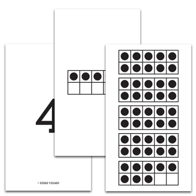 1-50 Ten Frame Cards  - 