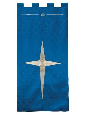 Blue Maltese Jacquard Banner         - 