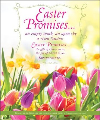 Easter Promises 2 Corinthians 915 Niv Large Bulletins 100