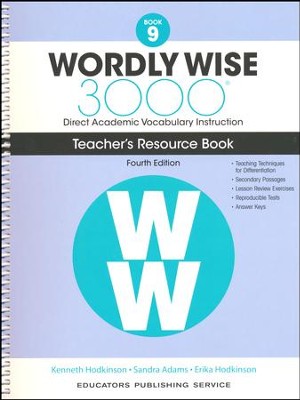 Wordly Wise 3000 Book 9 Teacher's Guide (4th Edition; Homeschool