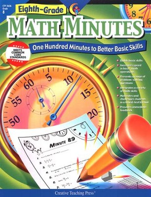 Math Minutes Grade 8: 9781591984320 - Christianbook.com