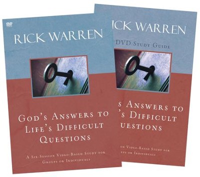God's Answers to Life's Difficult Questions DVD & Study Guide   - 