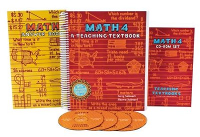 Teaching Textbooks Math 4 Complete Kit   -     By: Greg Sabouri, Shawn Sabouri

