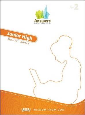 Answers Bible Curriculum Year 2 Quarter 2 Jr. High Teacher Kit                                          - 