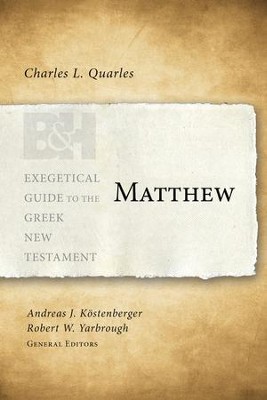 Matthew - eBook  -     By: Charles Quarles
