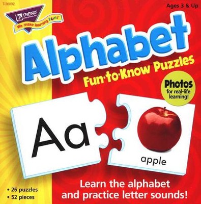 Alphabet Fun-to-Know Puzzle    - 