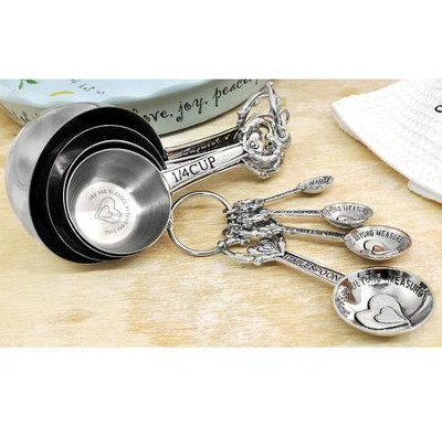 Blessed Beyond Measure, Cups and Spoons Measuring Set  - 