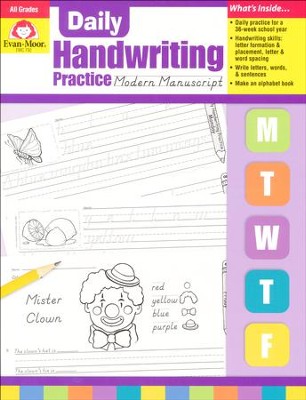 Daily Handwriting Practice: Modern Manuscript   - 