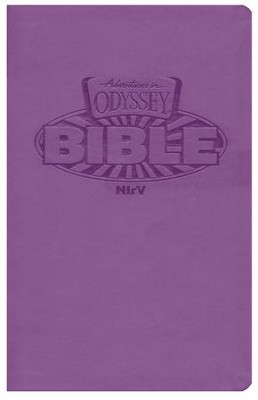 NIrV Adventures in Odyssey Bible (Purple Italian  Leatherette)  -     By: Sergio Cariello
    Illustrated By: Gary Locke
