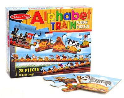 melissa and doug alphabet train puzzle