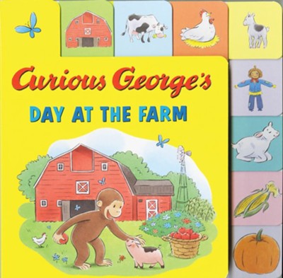 Curious George's Day at the Farm Tabbed Lift-the-Flap  -     By: H.A. Rey
