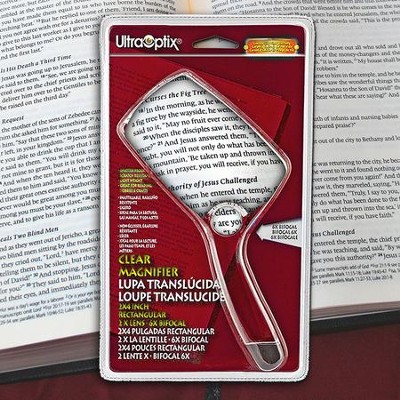 2&#034 x 4&#034 Clear Magnifier  - 