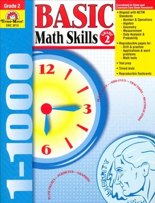 Basic Math Skills, Grade 2   - 