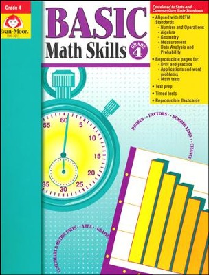 Basic Math Skills, Grade 4   - 