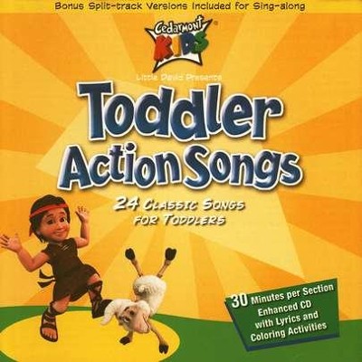 Toddler Action Songs, Compact Disc [CD]   -     By: Cedarmont Kids
