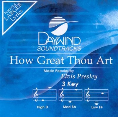 How Great Thou Art, Accompaniment CD   -     By: Elvis Presley
