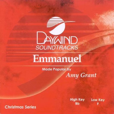 Emmanuel, Accompaniment CD   -     By: Amy Grant
