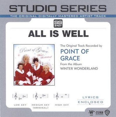 All Is Well, Accompaniment CD   -     By: Point of Grace
