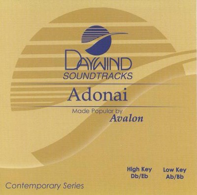 Adonai, Accompaniment CD   -     By: Avalon
