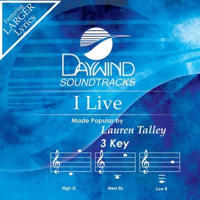 I Live  [Music Download] -     By: Lauren Talley
