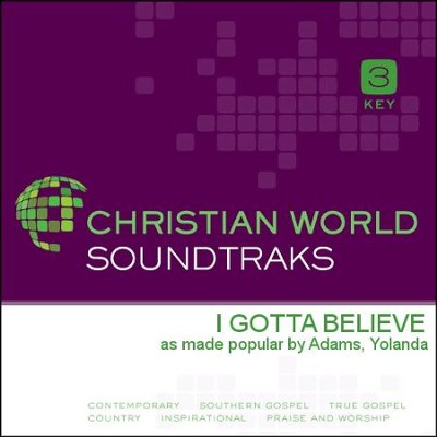 I Gotta Believe Music Download Yolanda Adams Christianbook Com i gotta believe music download