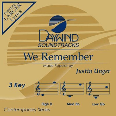 We Remember  [Music Download] -     By: Justin Unger
