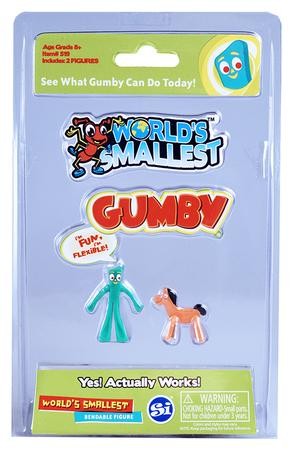 World's Smallest Gumby and Pokey Toy NEW 