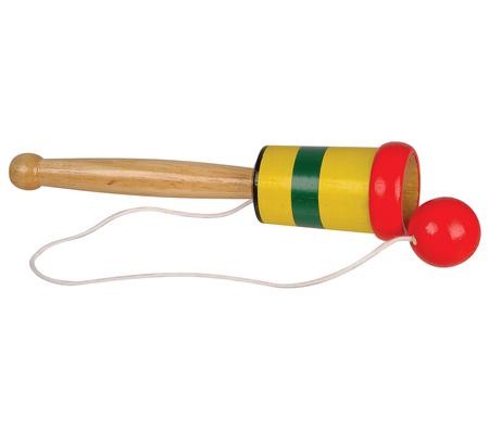 Wooden Catch Ball in Cup Game Fun Traditional Wooden Toy DS 