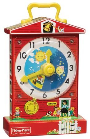 Teaches Time Kids Fisher Price Classics Music Box Teaching Clock #1698 Musical 