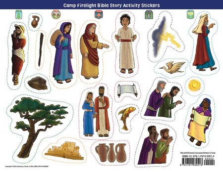 Camp Firelight: Bible Story Activity Stickers (pkg. of 6 ...