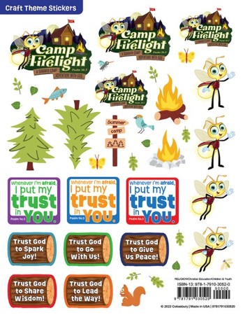 Camp Firelight: Craft Theme Stickers (pkg. of 12)