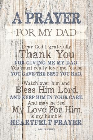 Prayer For My Dad Wood Plaque Christianbook Com