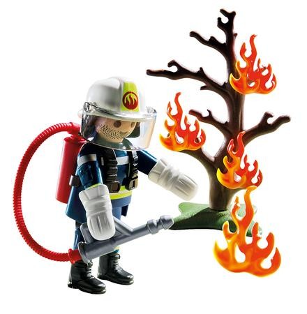 action figure firefighter