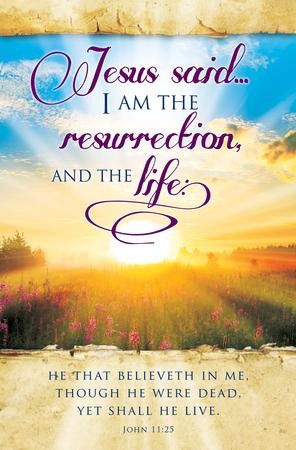 I Am the Resurrection (John 11:25, KJV) Bulletins, 100 - Christianbook.com
