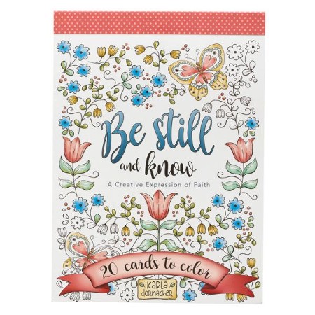 Be Still and Know Cards to Color, 20 Cards - Christianbook.com